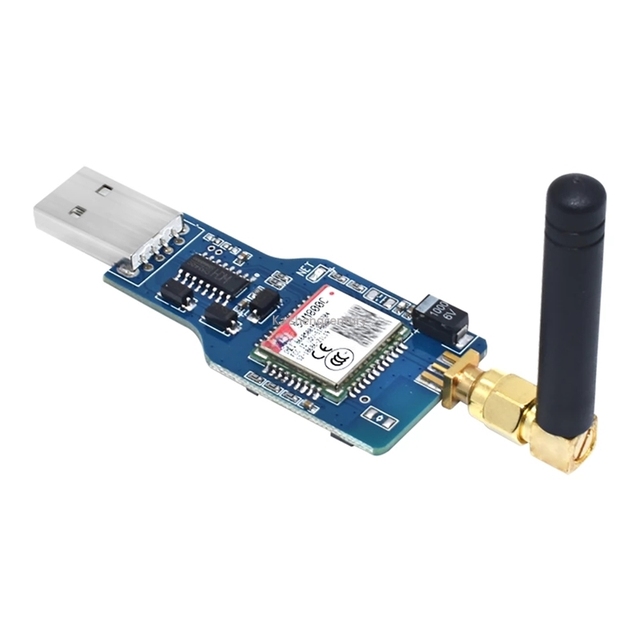Quad-band GSM GPRS SIM800 Module For Wireless BT Module SMS Messaging With Antenna USB to GSM power supply module