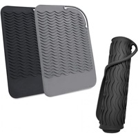 Vente chaude Cheveux Bigoudi Cheveux Diviseur Perm Tiges Résistant À La Chaleur Tapis En Silicone Isolé À La Chaleur Silicone Fer Pad