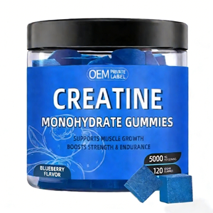 Compléments pré-entraînement OEM, 4 mg de créatine monohydrate en gommes, gommes à la créatine énergisantes, créatine en poudre, compléments de créatine - Product Image 1