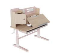 Bureau d'étude pour enfants en bois de haute qualité, bureau debout à manivelle, bureau à hauteur réglable manuellement