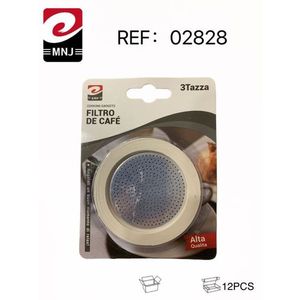 Filtro per Caffè a Rete di Alta Qualità per Moka, 3 Tazze, 12 Pezzi - Product Image 3