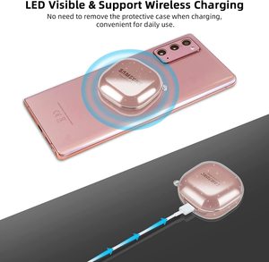 Compatible avec l'étui Samsung <span class=keywords><strong>Galaxy</strong></span> <span class=keywords><strong>Buds</strong></span> 2 Pro/<span class=keywords><strong>Galaxy</strong></span> <span class=keywords><strong>Buds</strong></span> 2/<span class=keywords><strong>Galaxy</strong></span> <span class=keywords><strong>Buds</strong></span> Pro/<span class=keywords><strong>Galaxy</strong></span> <span class=keywords><strong>Buds</strong></span> <span class=keywords><strong>Live</strong></span>, coque souple transparente en TPU - Product Image 5