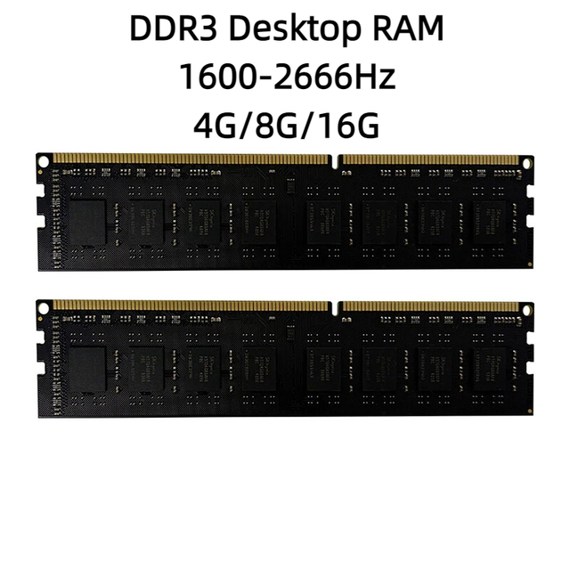 Wholesale Custom Logo Brand New & Used Desktop RAM DDR3 4GB 8GB 1600MHz PC3 Memory Module Cheap Bulk Second Hand Memoria RAM D3