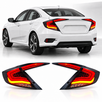 Feux arrière de haute qualité, ensemble modifié, LED DRL effet ciel étoilé, clignotants séquentiels pour Honda Civic 16-21