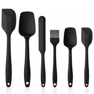 <b>Silicone</b> Butter Spatula Set 6 Piece Flexible Baking <b>Tools</b> For Cake Mixing And Pastry - Product Image 5
