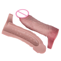 OS-ADL5073 Silicone de qualité médicale mâle pénis Extender Simulation gode expérience se sentir réaliste gros gode adapté pour homme