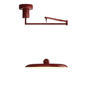 Lampe suspendue à bras mobile en forme de soucoupe à crème française, spectre complet, protection des yeux, design moderne minimaliste, lampe de table de bar et de salle à manger - Product Image 2