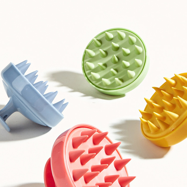 Low MOQ Hair Scalp Massage Shapmpo Brush Silicone Brushes