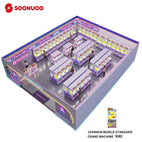 Machine distributrice de poupées et de capsules à griffes, automatique, personnalisée, Mega Mini pleine taille, 110V, pour centre commercial et vitrine, avec éclairage LED