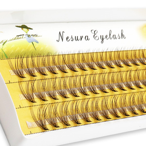 Natural 10D <strong>Mink</strong> <strong>Eyelash</strong> <strong>Extensions</strong> 1 Box/60 Bundles Natural 3D Russia Individual Cluster <strong>Eyelash</strong> Makeup Tools Wholesale Cilia - Product Image 5