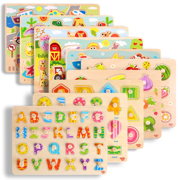 2022 intelligent wooden custom jigsaw puzzle 3d puzzle magnetic puzzle kids toys for child