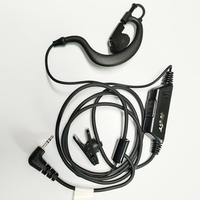 Headset Earphone Bentuk G Untuk Walkie Talkie TC-320 TC-310 EHS-12A