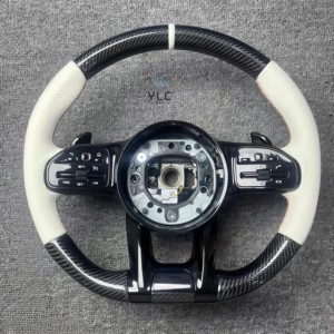 Volante Deportivo de Alta Gama YLC para <span class=keywords><strong>Mercedes</strong></span>-<span class=keywords><strong>Benz</strong></span> <span class=keywords><strong>AMG</strong></span> W223 W213 W177 W205 C63 W253 W204 C118 con Levas de Cambio - Product Image 5