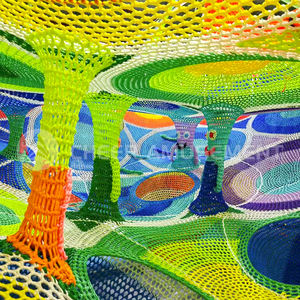 איכות גבוהה אישית מקורה ציוד משחקים מקורה ביד ארוג מטפס קשת לילדים לקניות פארקים - Product Image 3