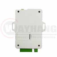 WAYHANG WH-300 Contrôleur à distance SMS 4G/GSM RTU AC/DC 9V-36V Système d'alarme Nano SIM ABS Klaxon 2 entrées numériques NC/NO Contrôle WH