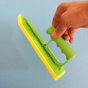 Espátula de Acero Inoxidable de Grado Industrial con Hoja Cuadrada Redondeada de 23 cm para <span class=keywords><strong>Mosaico</strong></span>, Raspador de Lechada, Herramienta de Esponja para Rellenar Juntas, Plástico - Product Image 3