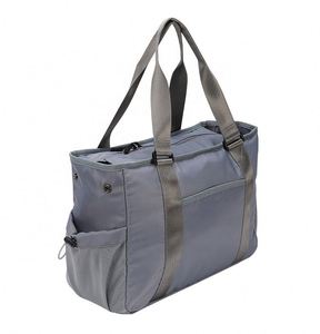 Stock Custom Grey Outdoor Sports Gym Shopping Baby Mommy Multi Function Hand Carry Portable Water Resistance Women Travel <b>Bags</b> - Product Image 3