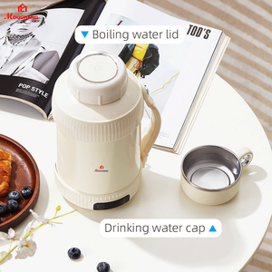 Bouilloire de voyage pour camping en plein air de 1,2 L Bouilloire à eau chaude portable isolée sous vide en acier inoxydable à double paroi - Product Image 2