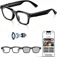 Lunettes intelligentes Ai avec caméra pour l'enregistrement audio et vidéo 4K, étanches IP65, résistantes aux chocs, assistant vocal
