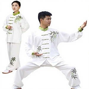 ชุดศิลปะการต่อสู้ขายดี ชุดกังฟูแบบดั้งเดิม สวมใส่สบาย คุณภาพสูง น้ำหนักเบา ยืดหยุ่น ระบายอากาศได้ดี - Product Image 1