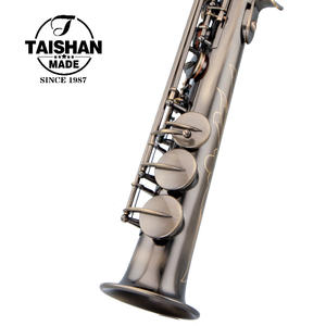 Saxophone <span class=keywords><strong>soprano</strong></span> <span class=keywords><strong>droit</strong></span> en laiton antique de style vintage, de bonne qualité, très demandé, tonalité Si bémol - Product Image 6