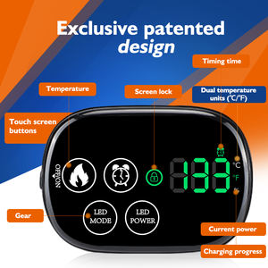 Wiederauf ladbare 660nm 850nm Heizung Ellbogens chützer Schulter wickel Knies tütze Schmerz linderung Rotlicht therapie Knie massage gerät - Product Image 5