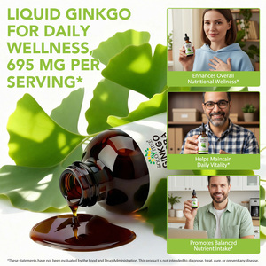 SOLOTREE Integratori Vegani di Estratto Liquido di <span class=keywords><strong>Ginkgo</strong></span> <span class=keywords><strong>Biloba</strong></span>, Estratto Naturale di Pianta, Gocce di Foglie di <span class=keywords><strong>Ginkgo</strong></span> <span class=keywords><strong>Biloba</strong></span> per il Supporto della Memoria Cerebrale - Product Image 5