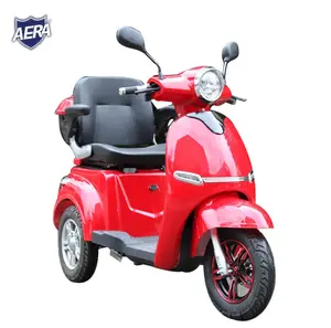 EEC 3 Wheels Handicapped Electric Tricycle Elderly Range 60 KM Per Charge