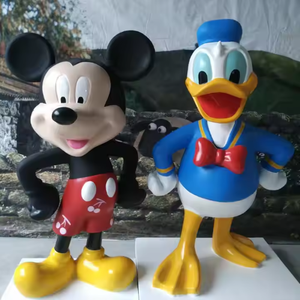 <span class=keywords><strong>Topolino</strong></span> e Minnie resina artigianato statua cartone animato in fibra di vetro scultura animale a grandezza naturale modello per la decorazione del negozio - Product Image 6