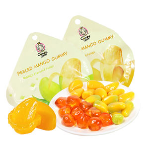 Venta directa de fábrica, certificación <span class=keywords><strong>Halal</strong></span>/kosher, caramelos suaves de gelatina pelada con mango 4D - Product Image 4