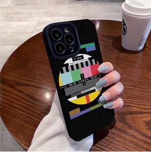 Creative No Signal <span class=keywords><strong>TV</strong></span> Impression Souple TPU En Cuir Artificiel Housse de Téléphone Portable pour <span class=keywords><strong>Iphone</strong></span> 7 8 X Xr Xs 11 12 13 14 15 16 17 - Product Image 5