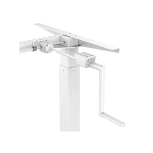 QUEENSTAR QS-UP04M2 Scrivania Regolabile Manualmente in Altezza - Design Moderno con Telaio in <span class=keywords><strong>MFC</strong></span> e Metallo per Casa/Ufficio - Product Image 6