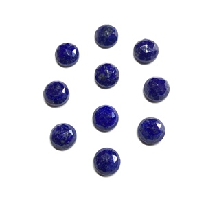 คุณภาพสูง10มิลลิเมตรสีน้ำเงิน Lapis Lazuli กุหลาบตัด Cabochon IGI ได้รับการรับรองความร้อนอัญมณีหลวมสำหรับเครื่องประดับเทียบตามธรรมชาติ - Product Image 6