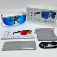 Lunettes intelligentes AIMB-G5MAX : Enregistrement vidéo haute définition 800 pixels, reconnaissance d'image par IA, traduction et fonction d'appel