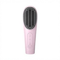 Sikat Rambut Lurus Keramik Portabel USB Rechargeable Warna Pink Putih Dua Warna Anti-Scald Alat Perawatan Rambut Perjalanan RV Rumah Tangga