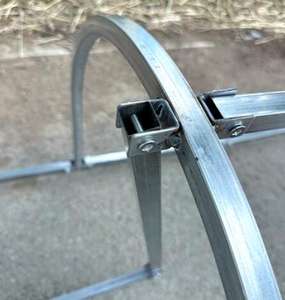 Katı desen Metal tavuk kümesi katlanır tavuk kümesi kafesleri küçük hayvanlar için sıçan geçirmez prefabrik ev - Product Image 5