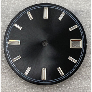 Esfera de Reloj de Cristal de Diamante No Luminosa de 28.5mm, Piezas de Repuesto Modificadas Compatibles con el Movimiento NH36 - Product Image 5