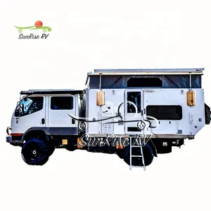 SUNRISE RV AUSTRALIANO motorhomes padrão 4.2m fuso canter caminhão 4 berços único táxi campista caminhão de mesa pop campista shell