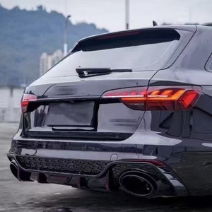 Nouvelle modification de voiture, kit carrosserie RS4, feux antibrouillard, pare-chocs avant/arrière, installation par vis, compatible avec Audi A4 2017, ajustement universel - Product Image 5