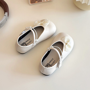 Girls Princess Shoes New Spring Little Girls Soft Sole PU Korean Style <strong>Hook</strong> <strong>and</strong> <strong>Loop</strong> Closure Fashion Casual Shoes - Product Image 3