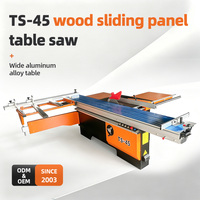 Scie à panneaux horizontale robuste de 3200 mm pour le travail du bois, machine de découpe de précision avec nouveau moteur et lame