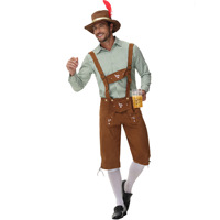 Ensemble chemise à bretelles et pantalon noir pour femme M-XL, costume de fête de la bière allemande Oktoberfest, 100% polyester imprimé par sublimation