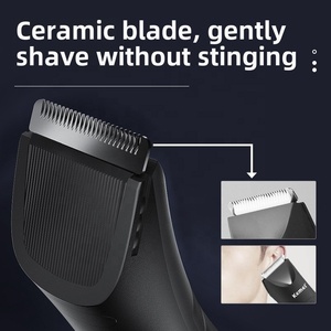 Kemei KM-1838 USB Base multifunzionale per rimozione dei capelli lama in ceramica per tutto il corpo rasatura e rifilatura <span class=keywords><strong>basette</strong></span> per uso domestico - Product Image 5