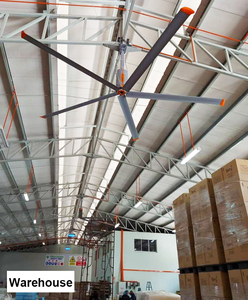 Ventilador Industrial HVLS de Múltiples Aspas RTFANS de Grado Industrial, de Aluminio para Gimnasios, Alta Eficiencia, Ahorro de Energía, Flujo de Aire, 3 Años de Garantía - Product Image 3