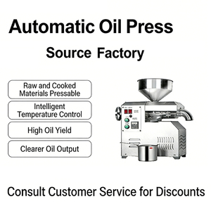 Presse à huile à faible bruit avec boîte de réduction scellée, fonctionnement silencieux, extracteur d'huile commercial pour atelier - Product Image 4