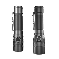 Lampes de poche LED rechargeables à haute luminosité SST40 avec batterie 21700, lampe torche tactique, lampe de poche pour la chasse en plein air