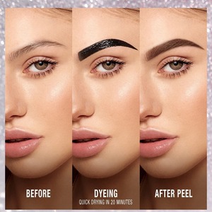 Tinte de <span class=keywords><strong>Cejas</strong></span> Desprendible, Larga Duración, Resistente al Agua, a Prueba de Manchas, Fijación Natural, Crema de <span class=keywords><strong>Cejas</strong></span> Desprendible - Product Image 2