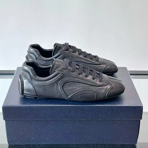 Luxury Designer Men's Winter Evergreen Retro Racing Suede Sneakers Durable Lightweight Breathable Non-Slip Casual <b>Shoes</b> Premium - Product Image 1