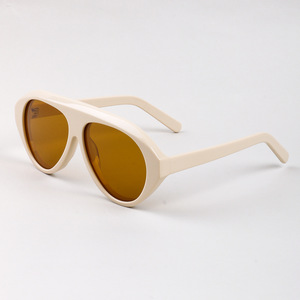 Gafas <span class=keywords><strong>de</strong></span> <span class=keywords><strong>Sol</strong></span> Vintage Extra Grandes Ovaladas Clásicas con Logotipo Personalizado, <span class=keywords><strong>Lentes</strong></span> Gruesas Polarizadas <span class=keywords><strong>de</strong></span> Alta Calidad Hechas a Mano con Acetato para Hombre y <span class=keywords><strong>Mujer</strong></span> - Product Image 5