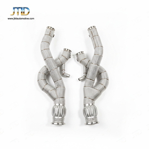 Collecteur d'échappement haute performance en acier inoxydable T304 pour Lamborghini Revuelto V12 hybride, collecteur d'échappement de course soudé TIG (Decat) - Product Image 2